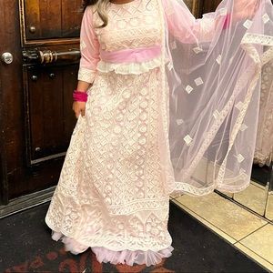 Light pink lehenga